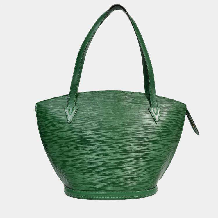مملوكة مسبقًا Louis Vuitton Green Epi Leather Saint-Jacques Tote Bag