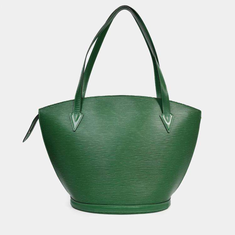 مملوكة مسبقًا Louis Vuitton Green Epi Leather Saint-Jacques Tote Bag