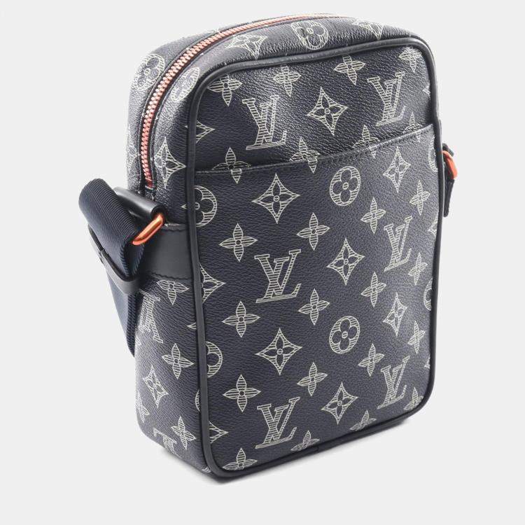 Pre Owned Louis Vuitton Danube PM Ink Monogram Canvas Crossbody Bag