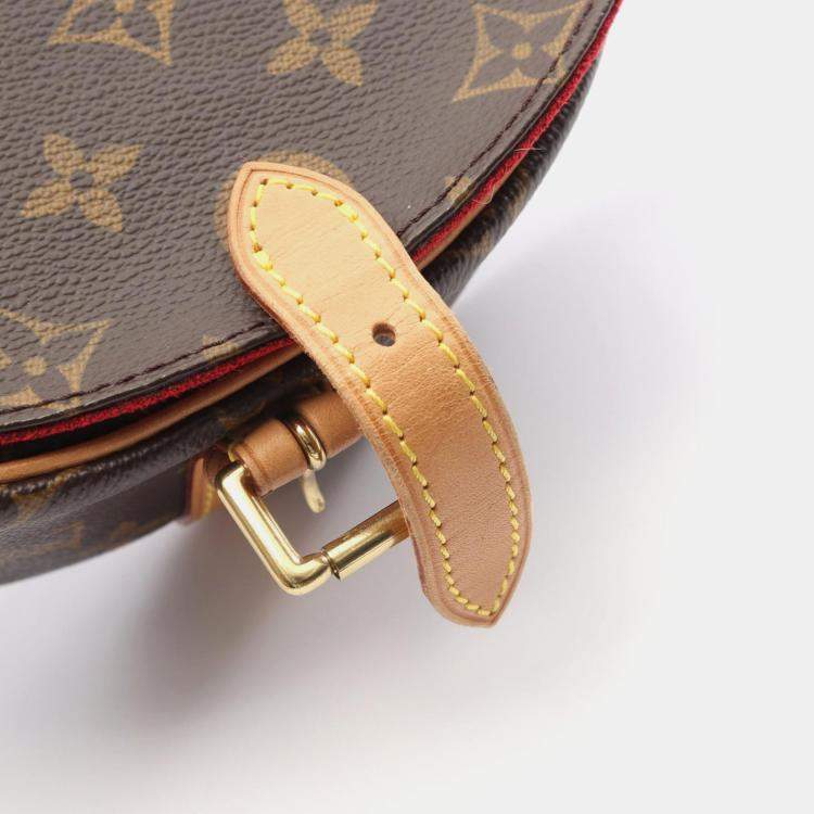 Pre Owned Louis Vuitton Tambourine Brown Monogram Canvas Shoulder Bag