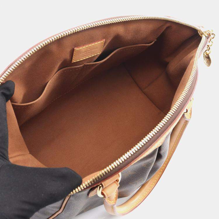 Pre Owned Louis Vuitton Tivoli PM Brown Monogram Canvas Shoulder Bag
