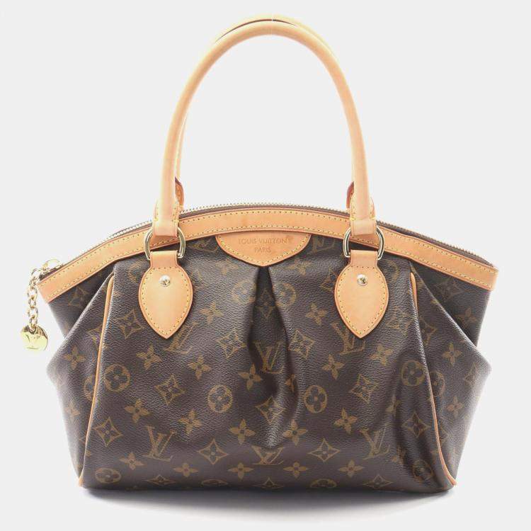 Pre Owned Louis Vuitton Tivoli PM Brown Monogram Canvas Shoulder Bag