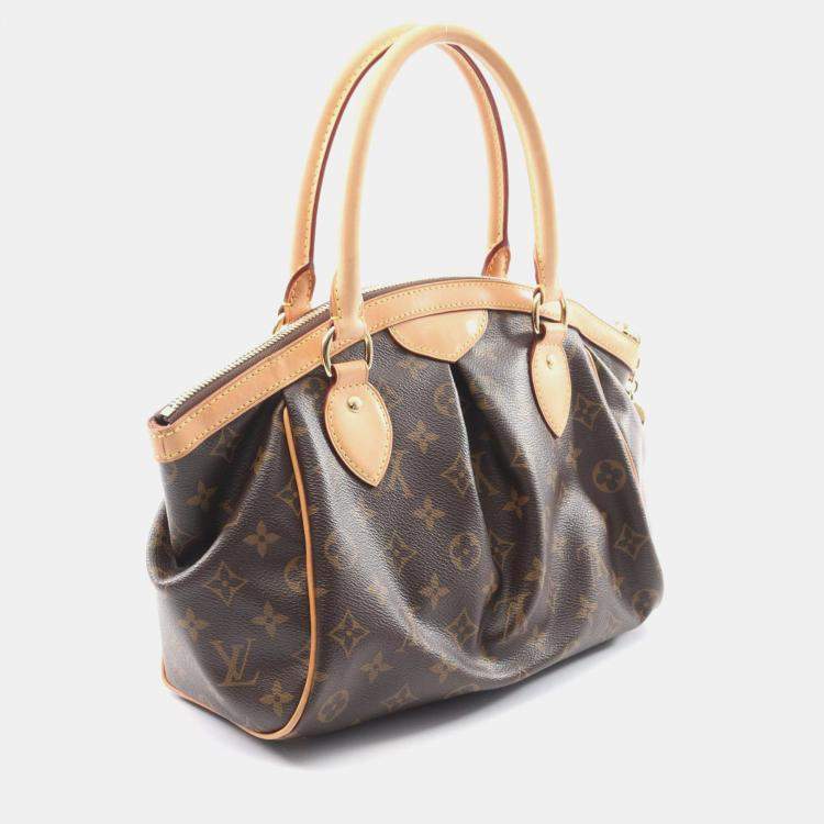 Pre Owned Louis Vuitton Tivoli PM Brown Monogram Canvas Shoulder Bag