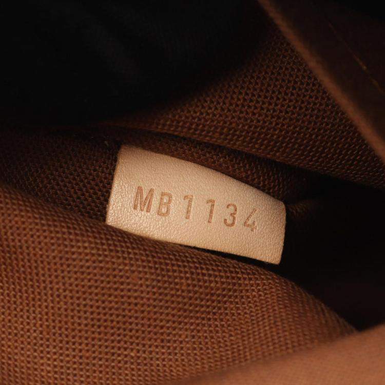 Pre Owned Louis Vuitton Tivoli PM Brown Monogram Canvas Shoulder Bag