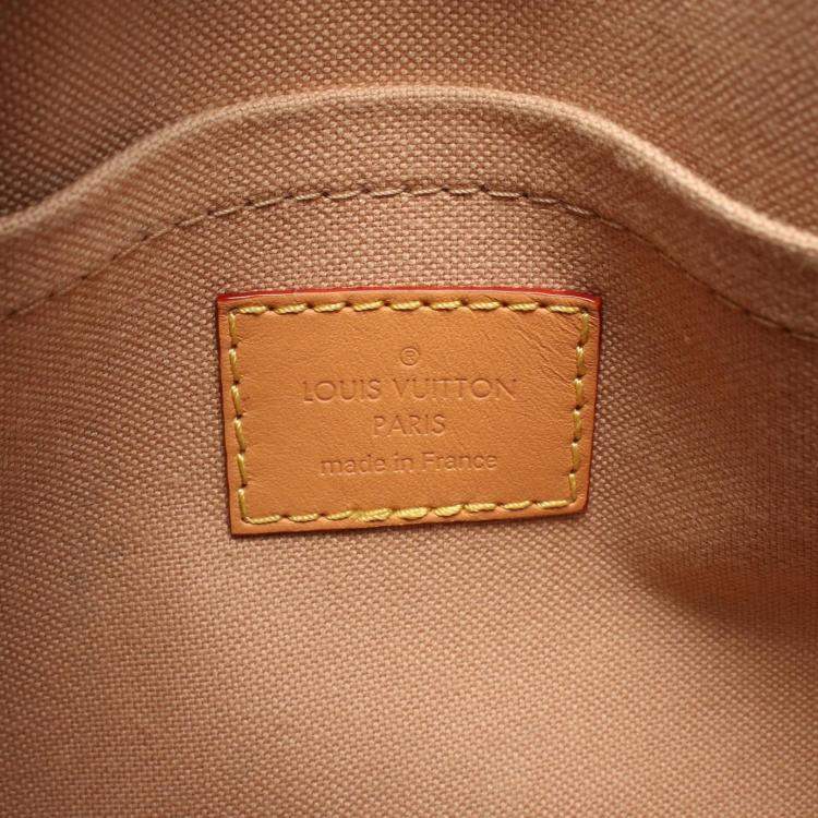 Pre Owned Louis Vuitton Speedy Bandouliere 20 Dune Beige Monogram Canvas Crossbody Bag