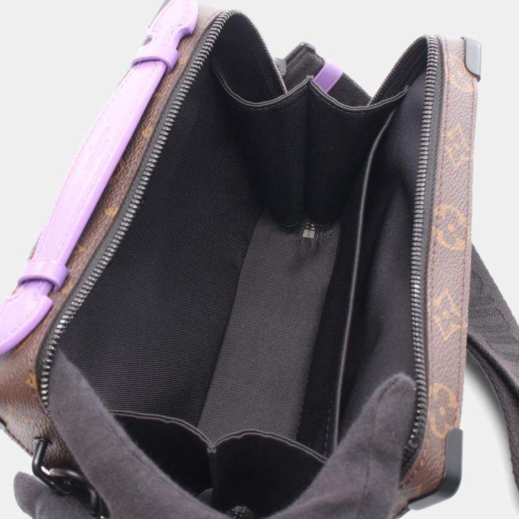 مملوكة مسبقًا Louis Vuitton Handle Soft Trunk Monogram Macassar Canvas Crossbody Bag