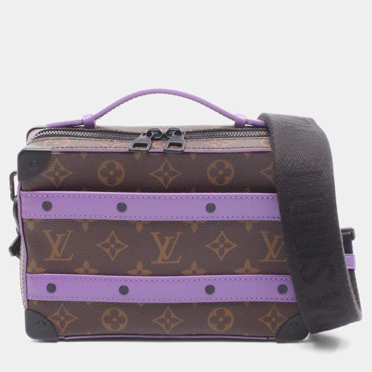 مملوكة مسبقًا Louis Vuitton Handle Soft Trunk Monogram Macassar Canvas Crossbody Bag