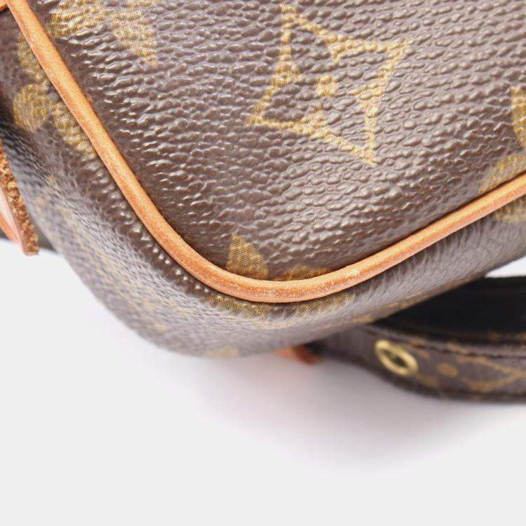 Pre Owned Louis Vuitton Marly Bandouliere Brown Monogram Canvas Shoulder Bag