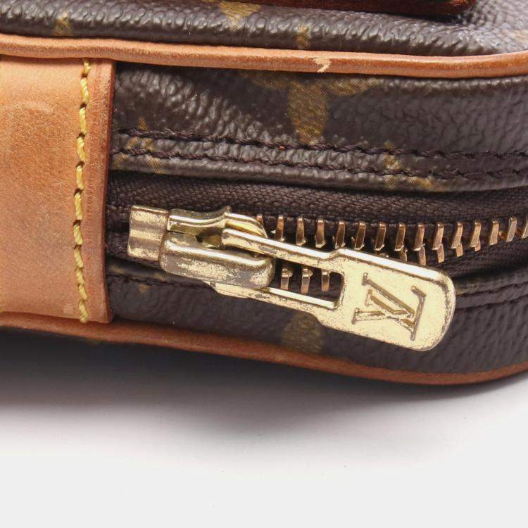 Pre Owned Louis Vuitton Marly Bandouliere Brown Monogram Canvas Shoulder Bag