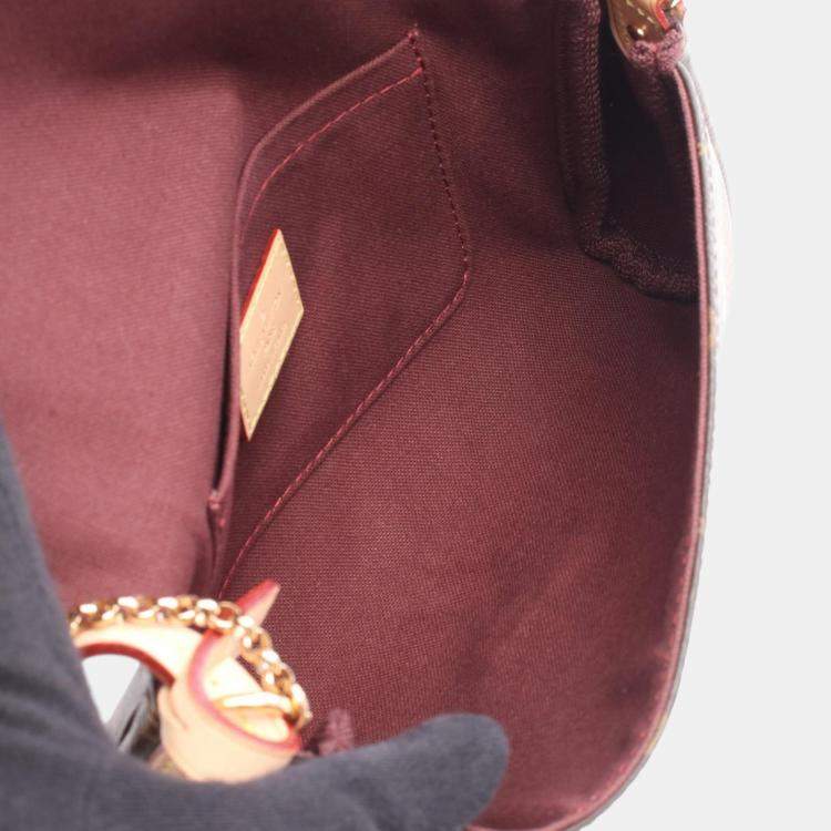 Pre Owned Louis Vuitton Favorite PM Brown Monogram Canvas Shoulder Bag
