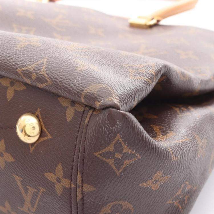 مملوكة مسبقًا Louis Vuitton Pallas Brown Monogram Canvas Shoulder Bag