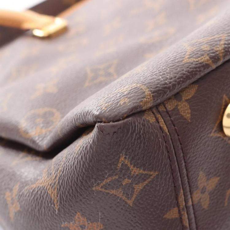 مملوكة مسبقًا Louis Vuitton Pallas Brown Monogram Canvas Shoulder Bag