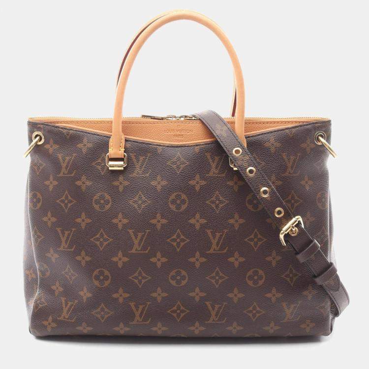 مملوكة مسبقًا Louis Vuitton Pallas Brown Monogram Canvas Shoulder Bag