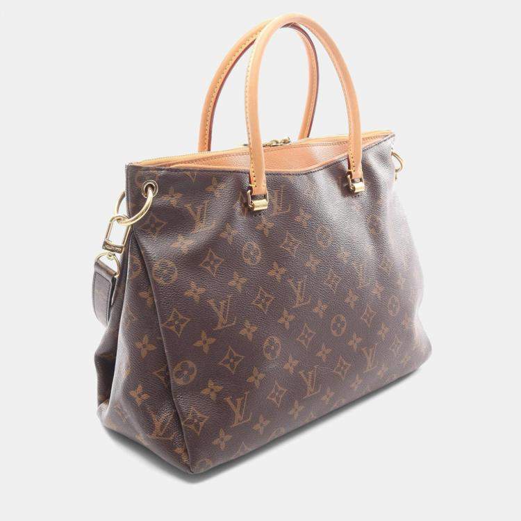 مملوكة مسبقًا Louis Vuitton Pallas Brown Monogram Canvas Shoulder Bag