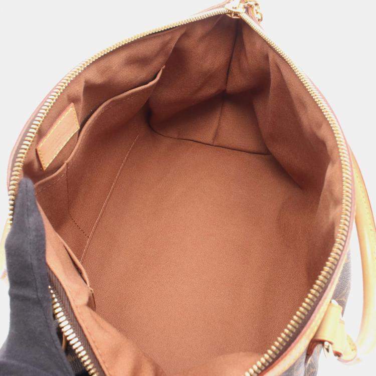 Pre Owned Louis Vuitton Tivoli PM Brown Monogram Canvas Shoulder Bag
