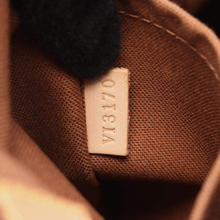 Pre Owned Louis Vuitton Tivoli PM Brown Monogram Canvas Shoulder Bag