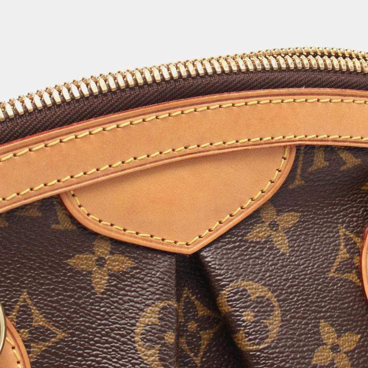 Pre Owned Louis Vuitton Tivoli PM Brown Monogram Canvas Shoulder Bag