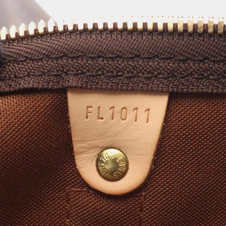 Pre Owned Louis Vuitton Keepall 55 Brown Monogram Coated Canvas Travel Bag