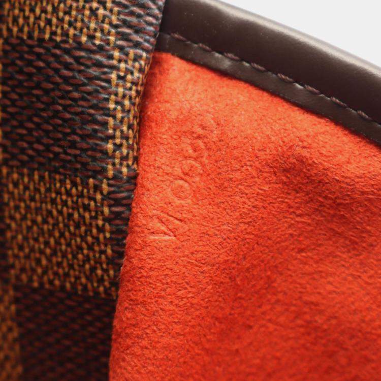 Pre Owned Louis Vuitton Ipanema GM Brown Damier Ebene Coated Canvas Shoulder Bag