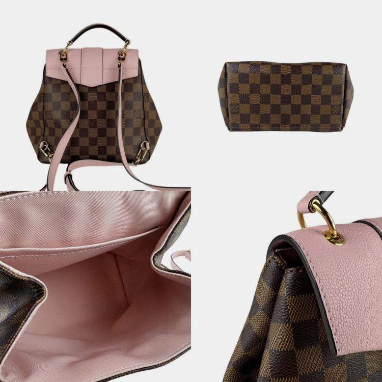 Pre Owned Louis Vuitton Damier Clapton Backpack In Canvas Magnolia