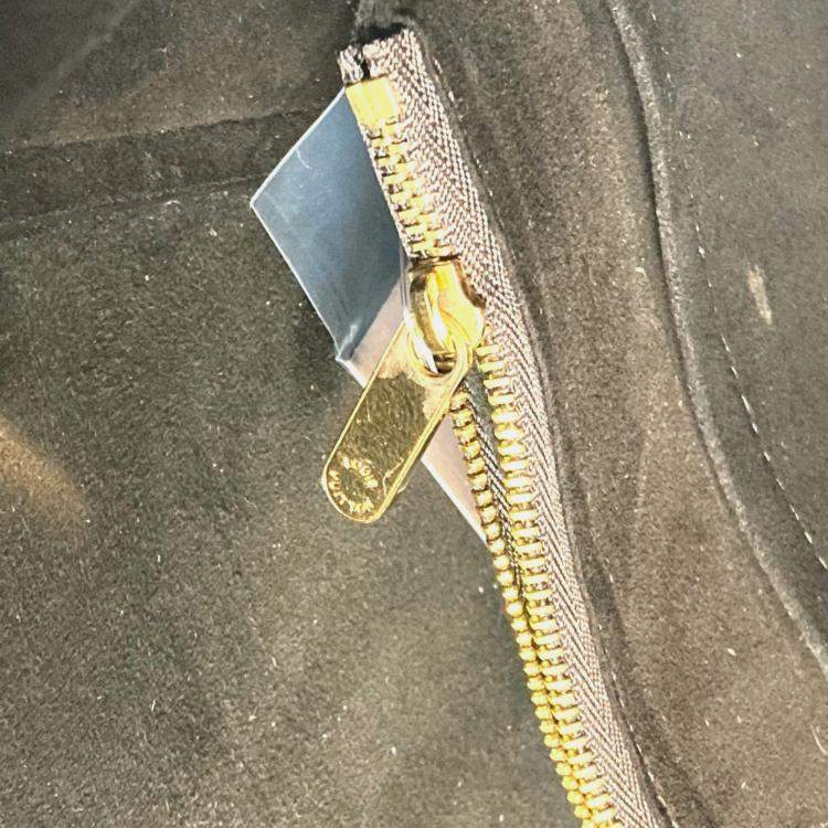 Pre Owned Louis Vuitton Monogram Kimono Mm Tote Bag Shoulder Canvas Noir Black