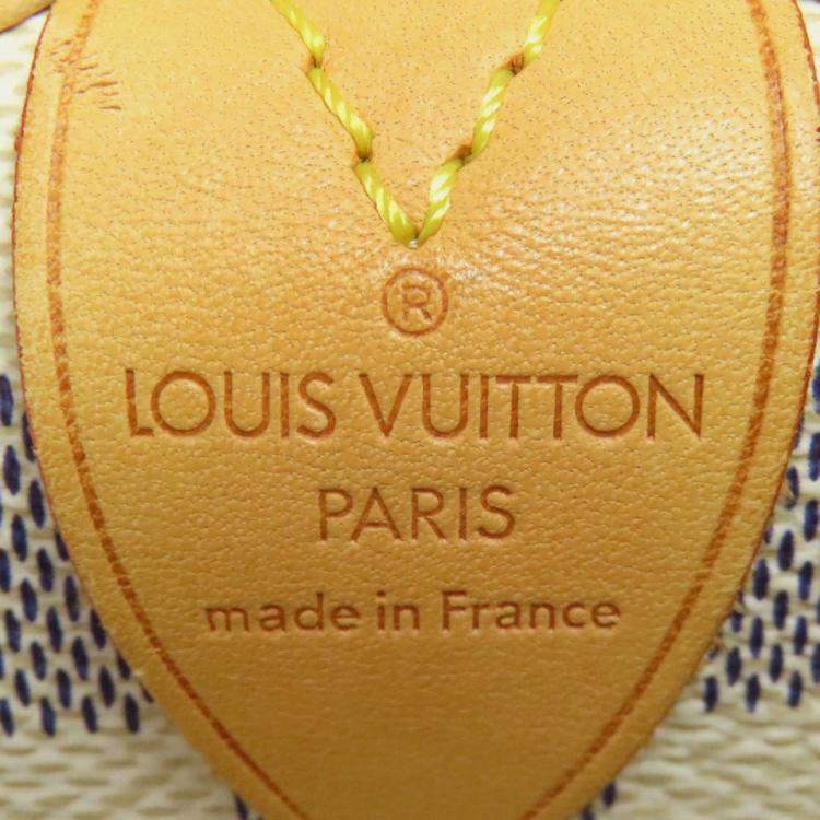 Pre Owned Louis Vuitton Speedy 25 Boston Bag Damier Canvas