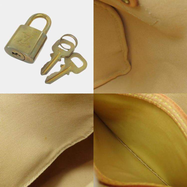 Pre Owned Louis Vuitton Speedy 25 Boston Bag Damier Canvas