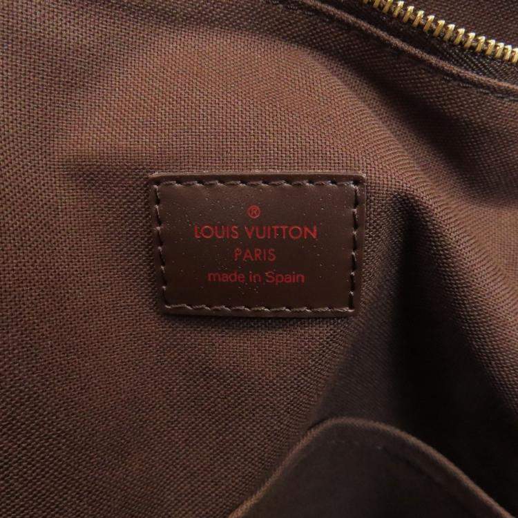 Pre Owned Louis Vuitton Cabas Bobur Handbag Damier Canvas