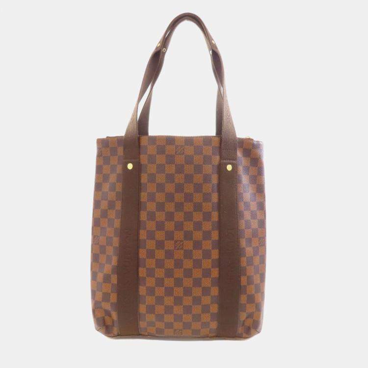 Pre Owned Louis Vuitton Cabas Bobur Handbag Damier Canvas
