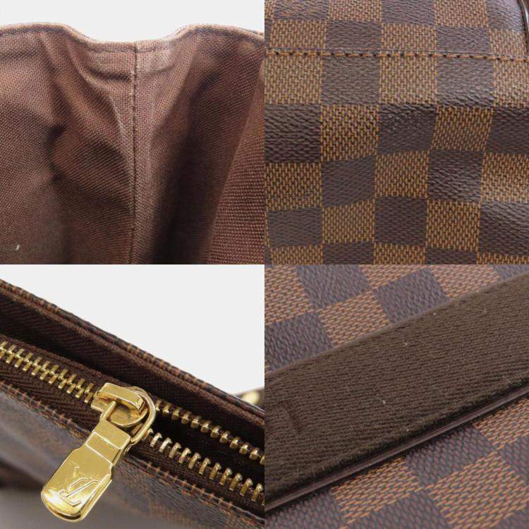 Pre Owned Louis Vuitton Cabas Bobur Handbag Damier Canvas