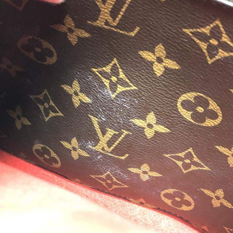 مملوكة مسبقًا Louis Vuitton Monogram Neonoe Shoulder Bag In Canvas Coquelicot Brown