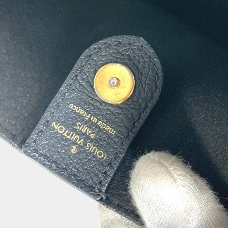 Pre Owned Louis Vuitton Rock Meat Bag With Tassel Shoulder Tote Crossbody Handbag Leather Noir Black