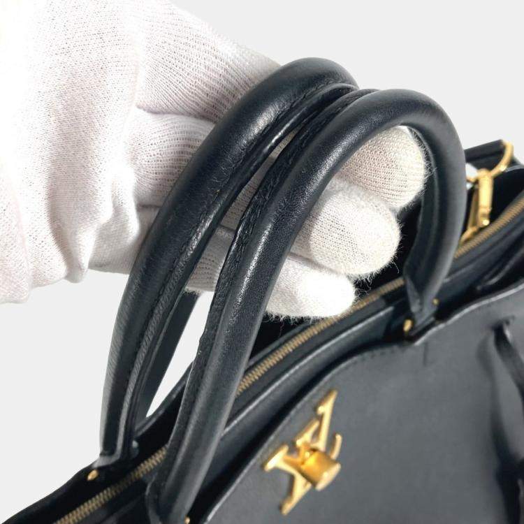 Pre Owned Louis Vuitton Rock Meat Bag With Tassel Shoulder Tote Crossbody Handbag Leather Noir Black