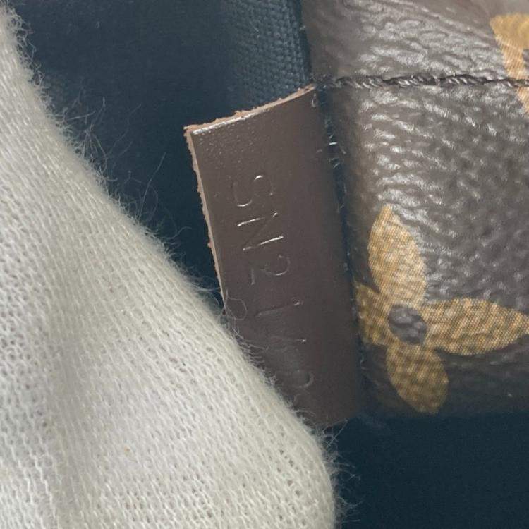 Pre Owned Louis Vuitton Vernis Tote Miroir Handbag Patent Leather/Monogram Canvas Noir Black