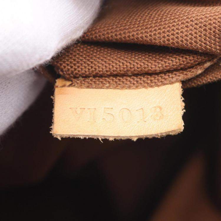 مملوكة مسبقًا Louis Vuitton Odeon Mm Shoulder Bag Coated Canvas Leather Monogram Brown