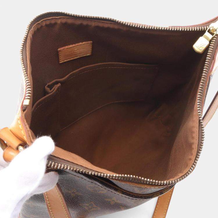 مملوكة مسبقًا Louis Vuitton Odeon Mm Shoulder Bag Coated Canvas Leather Monogram Brown