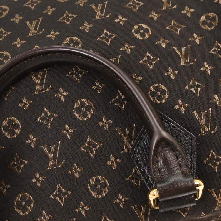 Pre Owned Louis Vuitton Brown Monogram Idylle Speedy Bandouliere 30