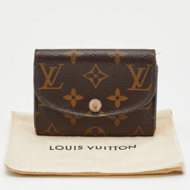 مملوكة مسبقًا Louis Vuitton Rose Ballerine Monogram Canvas Rosalie Coin Purse