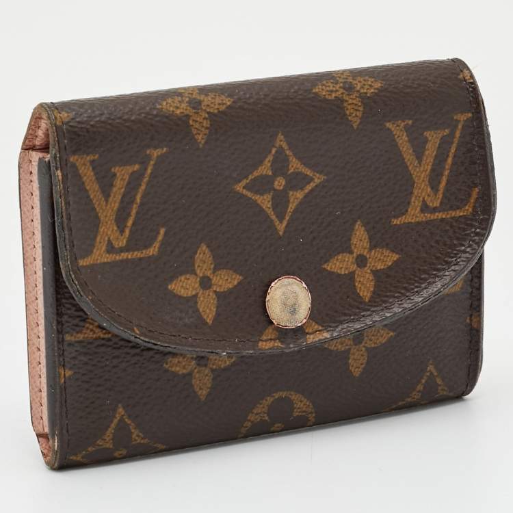 مملوكة مسبقًا Louis Vuitton Rose Ballerine Monogram Canvas Rosalie Coin Purse