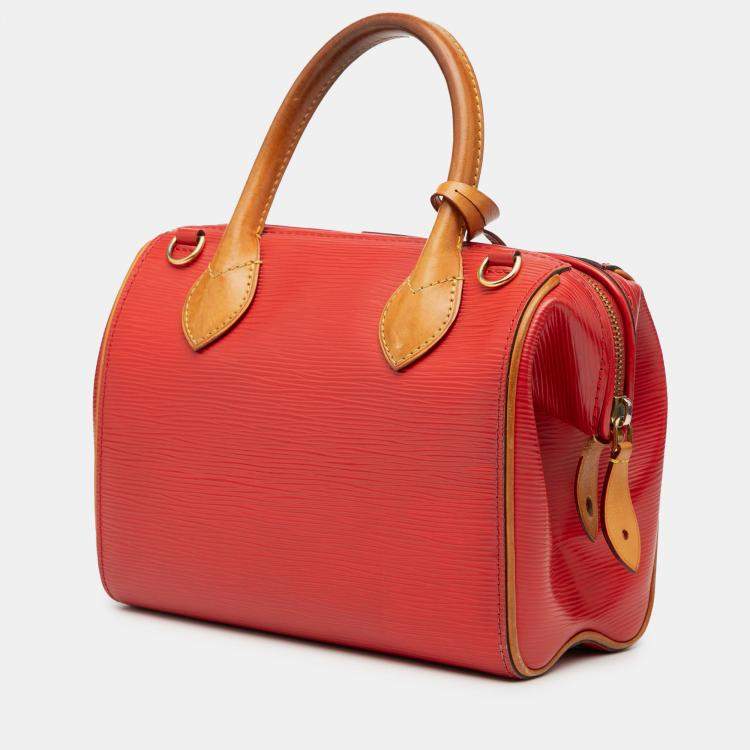 Pre Owned Louis Vuitton Red Epi Doc BB