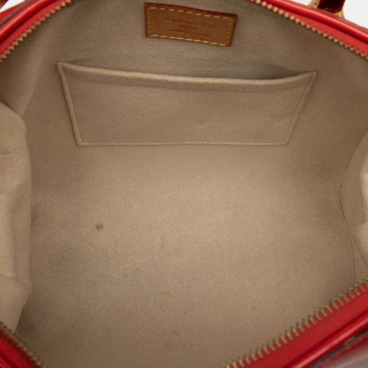 Pre Owned Louis Vuitton Red Epi Doc BB