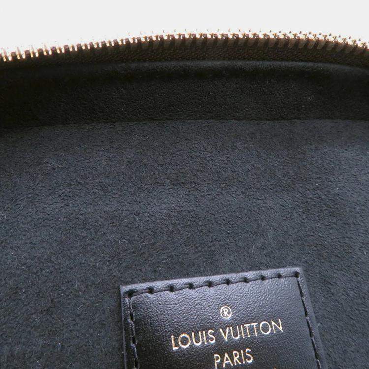 Pre Owned Louis Vuitton Vanity Nv Noir Monogram Monogram Reverse Canvas Size PM