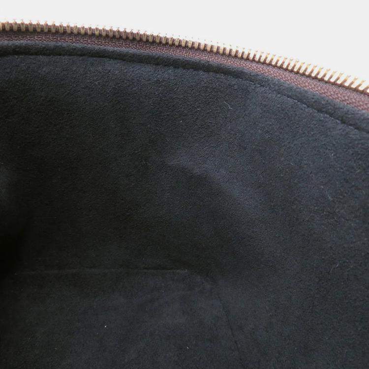 Pre Owned Louis Vuitton Vanity Nv Noir Monogram Monogram Reverse Canvas Size PM