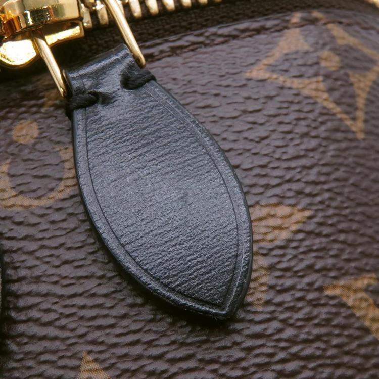 Pre Owned Louis Vuitton Vanity Nv Noir Monogram Monogram Reverse Canvas Size PM