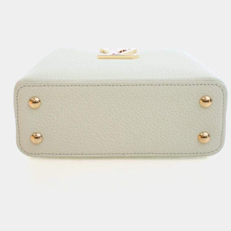 Pre Owned Louis Vuitton x Takashi Murakami Taurillon Capucines Mini