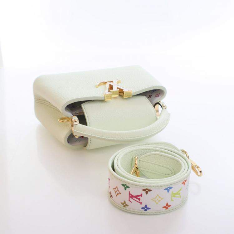 Pre Owned Louis Vuitton x Takashi Murakami Taurillon Capucines Mini