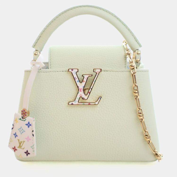 Pre Owned Louis Vuitton x Takashi Murakami Taurillon Capucines Mini