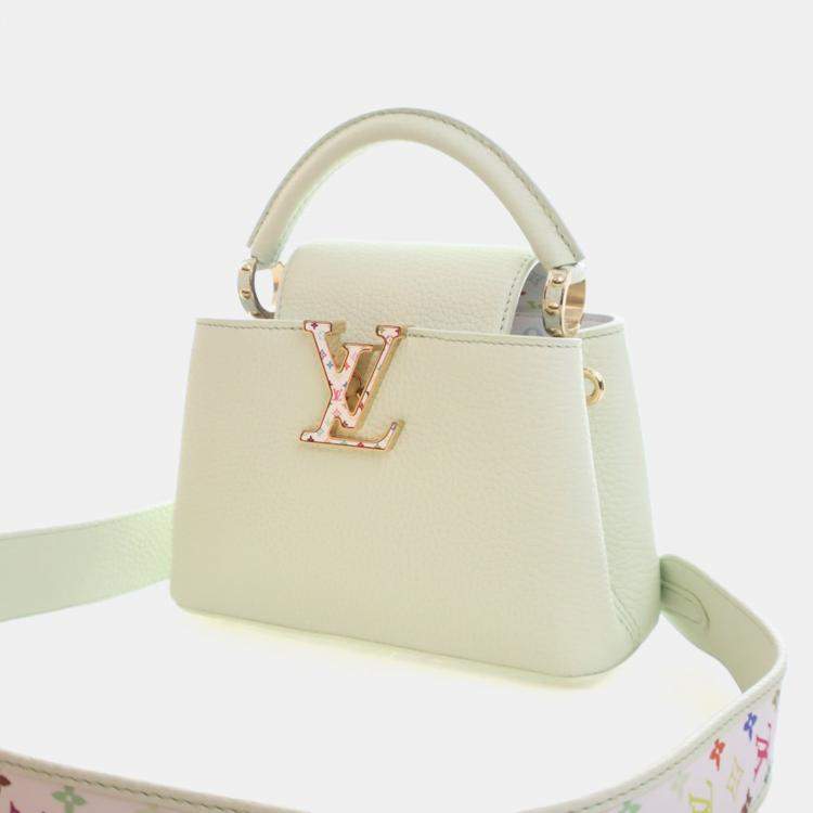 Pre Owned Louis Vuitton x Takashi Murakami Taurillon Capucines Mini