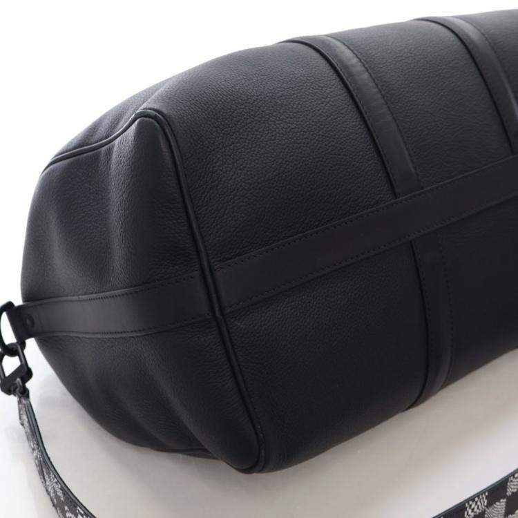 Pre Owned Louis Vuitton Black Damier Distorted Keepall Bandouliere 40