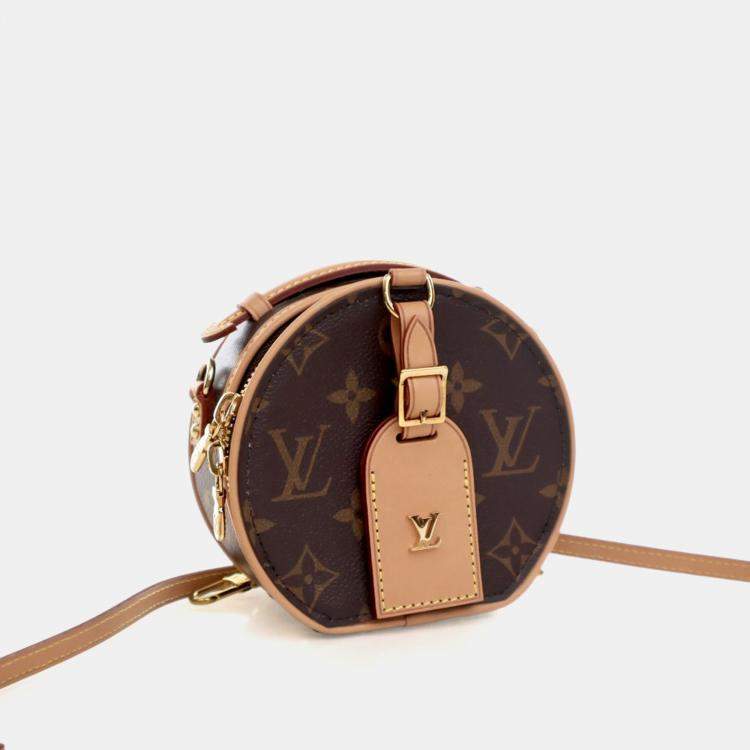 Pre Owned Louis Vuitton Brown Monogram Boite Chapeau Mini